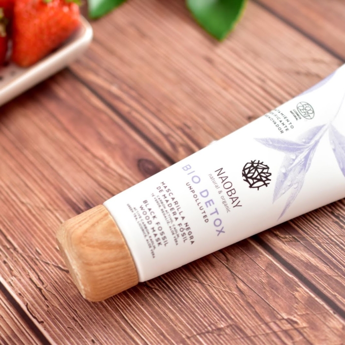 Маска за лице - Black Fossil Wood - DETOX - Naobay - Image 2