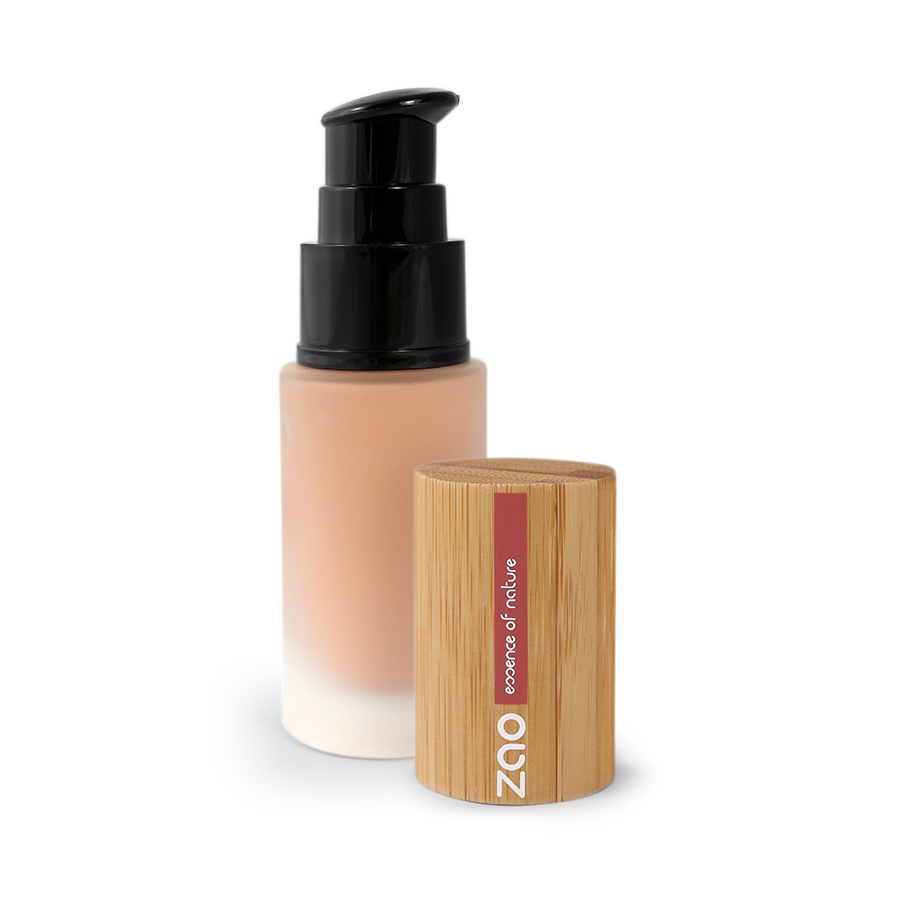 Копринен-био-течен-фон-дьо-тен-ZAO-Organic-702 натурален фон дьо тен