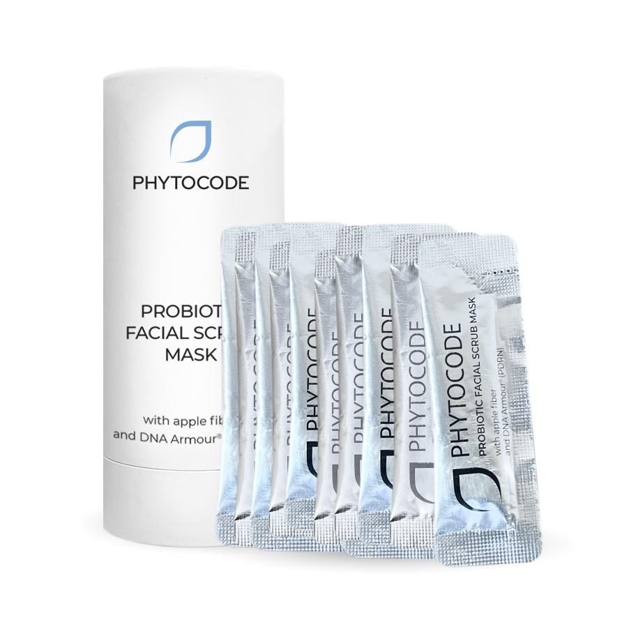 Почистваща скраб-маска за лице с пребиотик – Phytocode