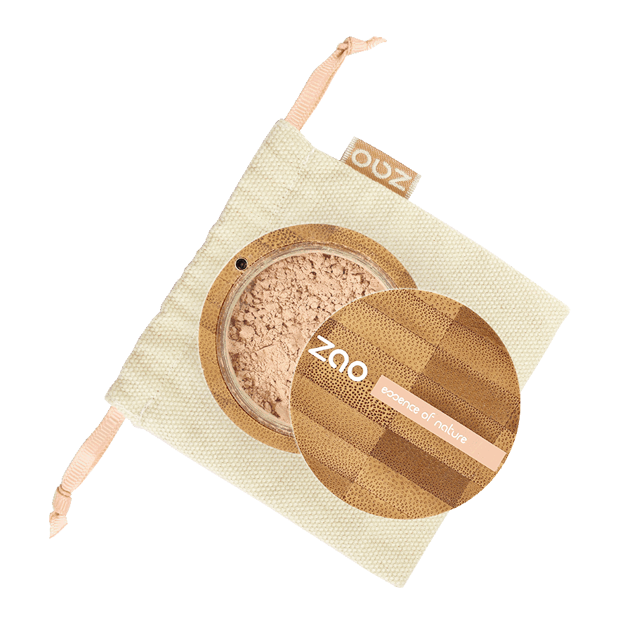 Минерална коприна прахообразен фон дьо тен - (7 цвята)