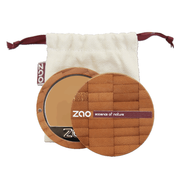 Компактен органик фон дьо тен със сребро и силика - ултра покривен