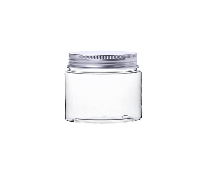 Стъклен буркан за крем с алуминиева капачка - 150 мл