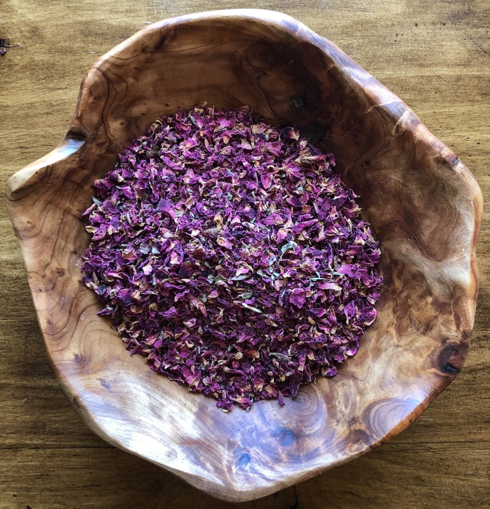 Био изсушен цвят роза Damascena - насипно