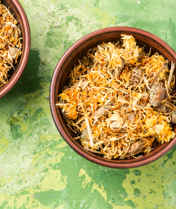 Био сушен български невен с чашка (Calendula) - насипно