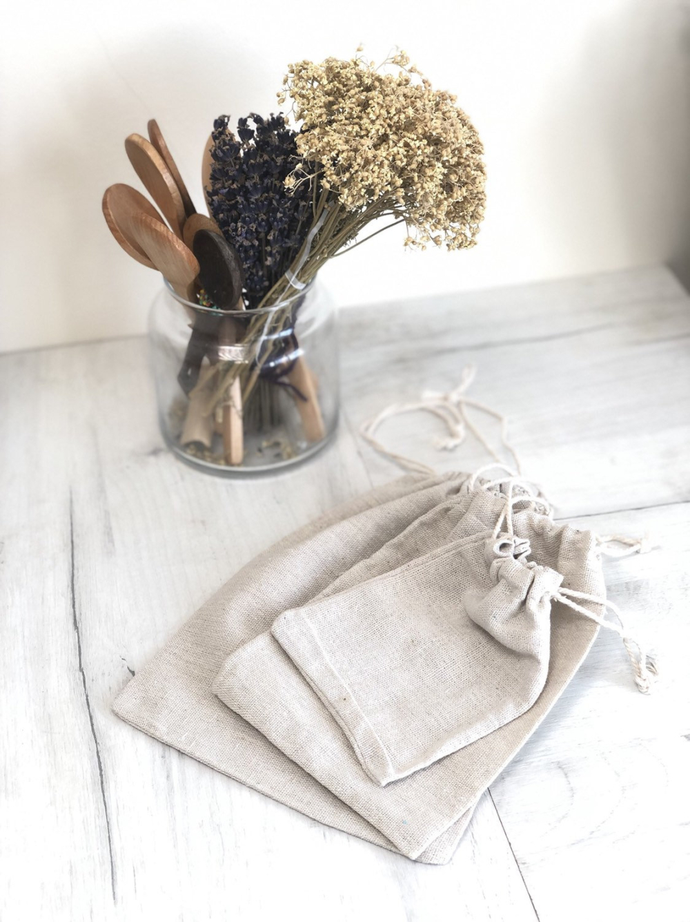 Еко торбички от лен,юта и памук | reusable, zero waste