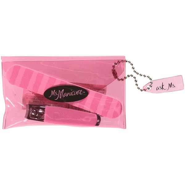 Комплект за чанта нокторезачка от стомана и пиличка Ms.Manicure