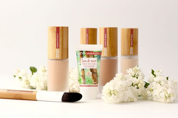 ZAO Organic фон дьо тен течна коприна - бамбук и сребро - пълнител (8 цвята)
