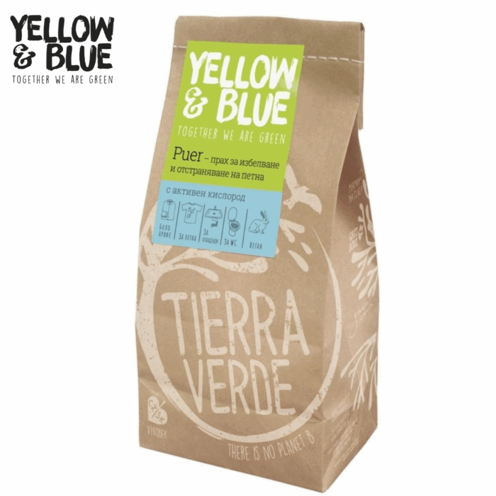 PUER прах за избелване и премахване на петна с активен кислород - Tierra Verde