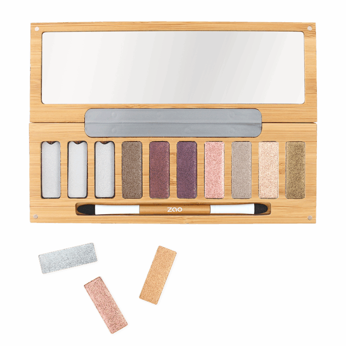 ZAO палитра сенки 10 цвята - Ultra Shiny - Image 3