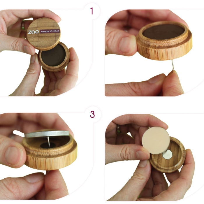 Кремообразна основа за сенки 259 - Пълнител - Zao Organic - Image 4