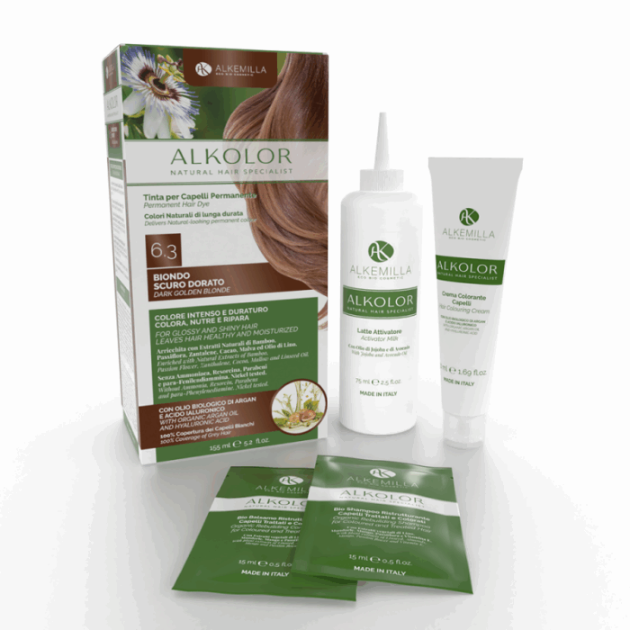натурални бои за коса тъмно златисто русо алкемила одоната