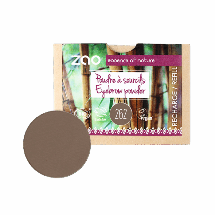 Сенки за вежди -Пълнител (3 цвята) - Zao Organic - Image 4