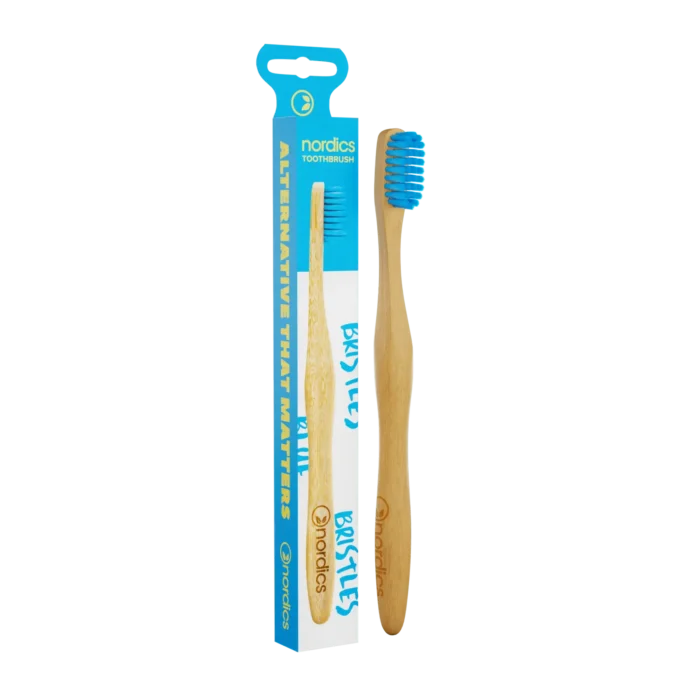 Био разградима бамбукова четка за зъби със Сини влакна - Nordics