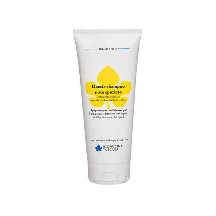2в1 Душ гел и шампоан -Пикантни нотки - Biofficina Toscana