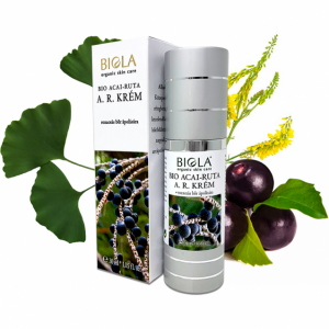 Kрем за лице с акай и седефче за кожа склонна към розацея - Biola Organic