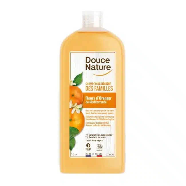 Douce Nature – Шампоан и Душ-гел с портокалов цвят