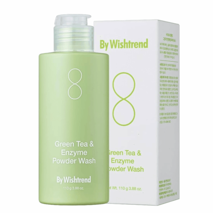 Ензимна почистваща пудра със зелен чай - WISHTREND - 110г