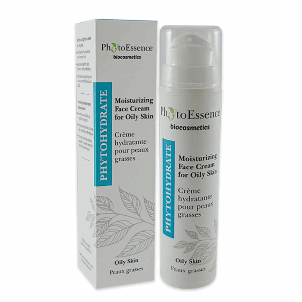 Хидратиращ крем за лице за овлажняване на мазна кожа - PhytoEssenceBio