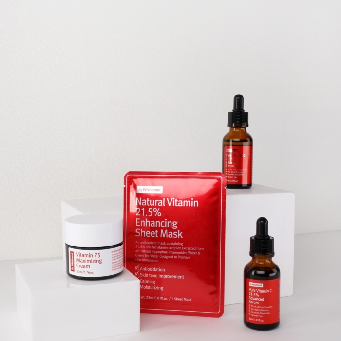 Шийт витаминна маска NATURAL VITAMIN 21.5 ENHANCING - Wishtrend - Image 2