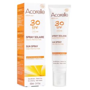 Био слънцезащитен спрей водоустойчив и антиоксидантен SPF30 - Acorelle