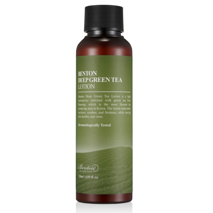 Крем-лосион за лице със зелен чай DEEP GREEN TEA - Benton - Image 1