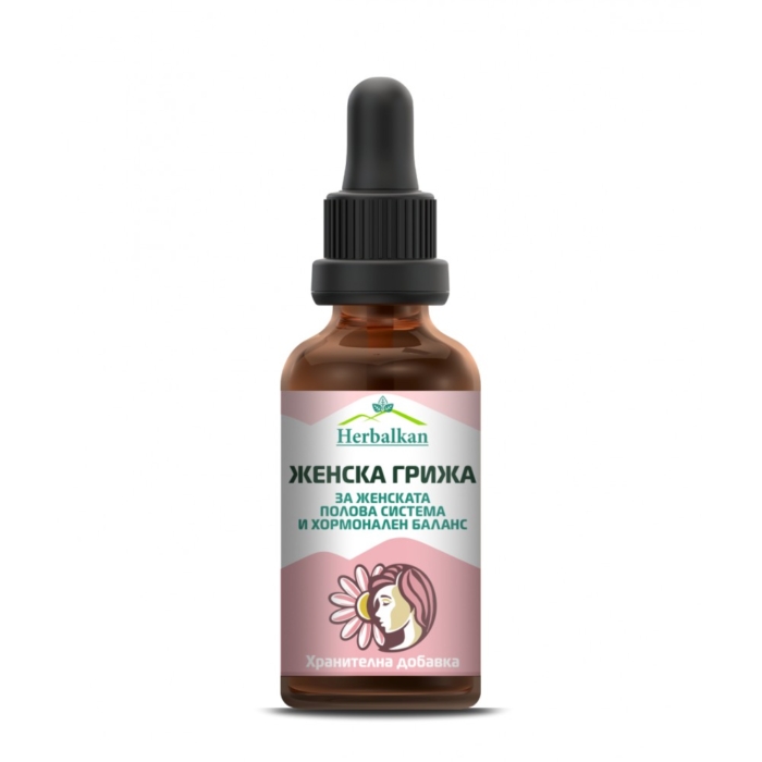 Билкова тинктура "Женска Грижа" - хармонизиране, хормони, красива кожа