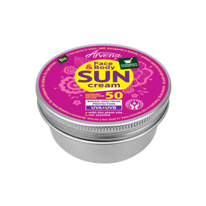 Слънцезащитен крем за лице и тяло SPF50