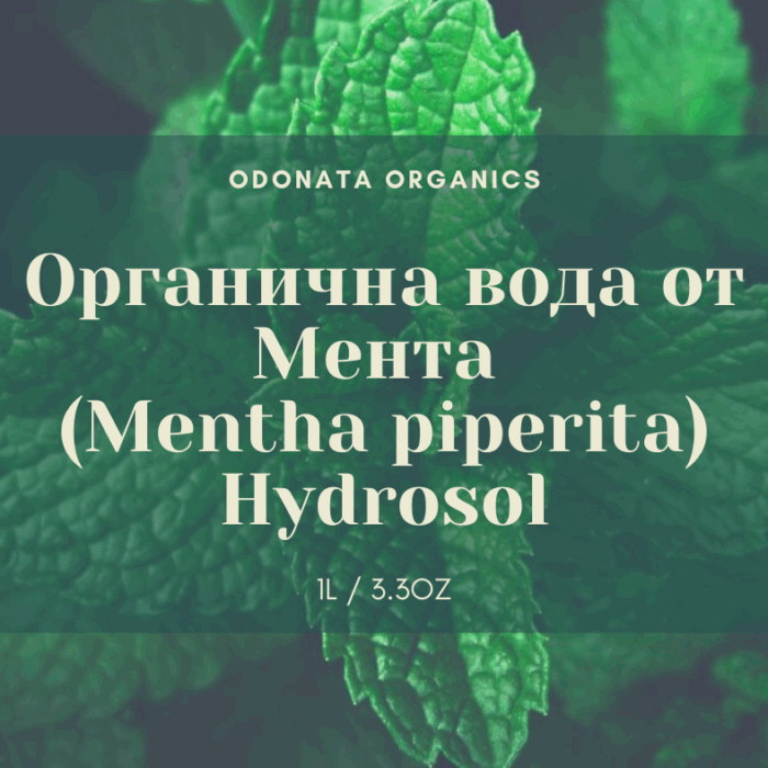 Органичен хидролат от мента - Peppermint (Mentha piperita) -1Л.