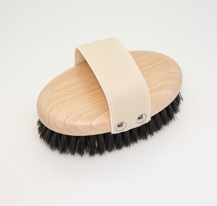 Четка за сухо четкане с конски косъм и мед - HomeSpa - Image 2