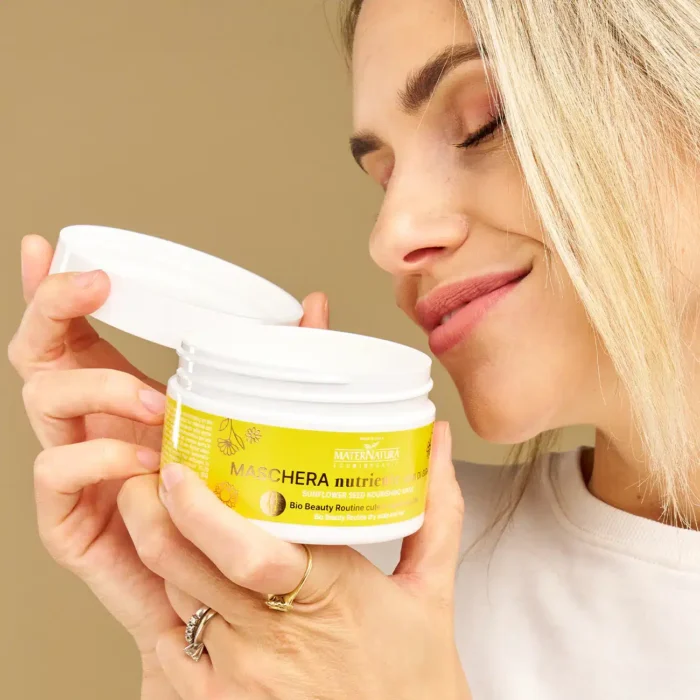 Хидратираща маска за коса със Слънчогледови семки - MaterNatura - Image 2