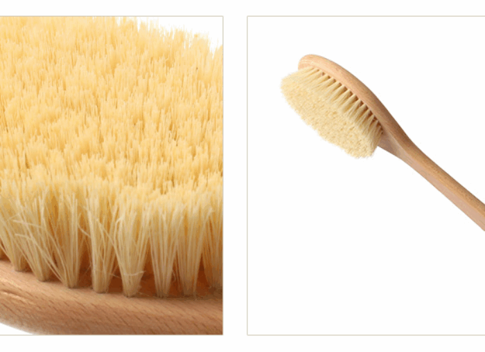 Четка за сухо четкане с дълга дръжка - Naturae Donum