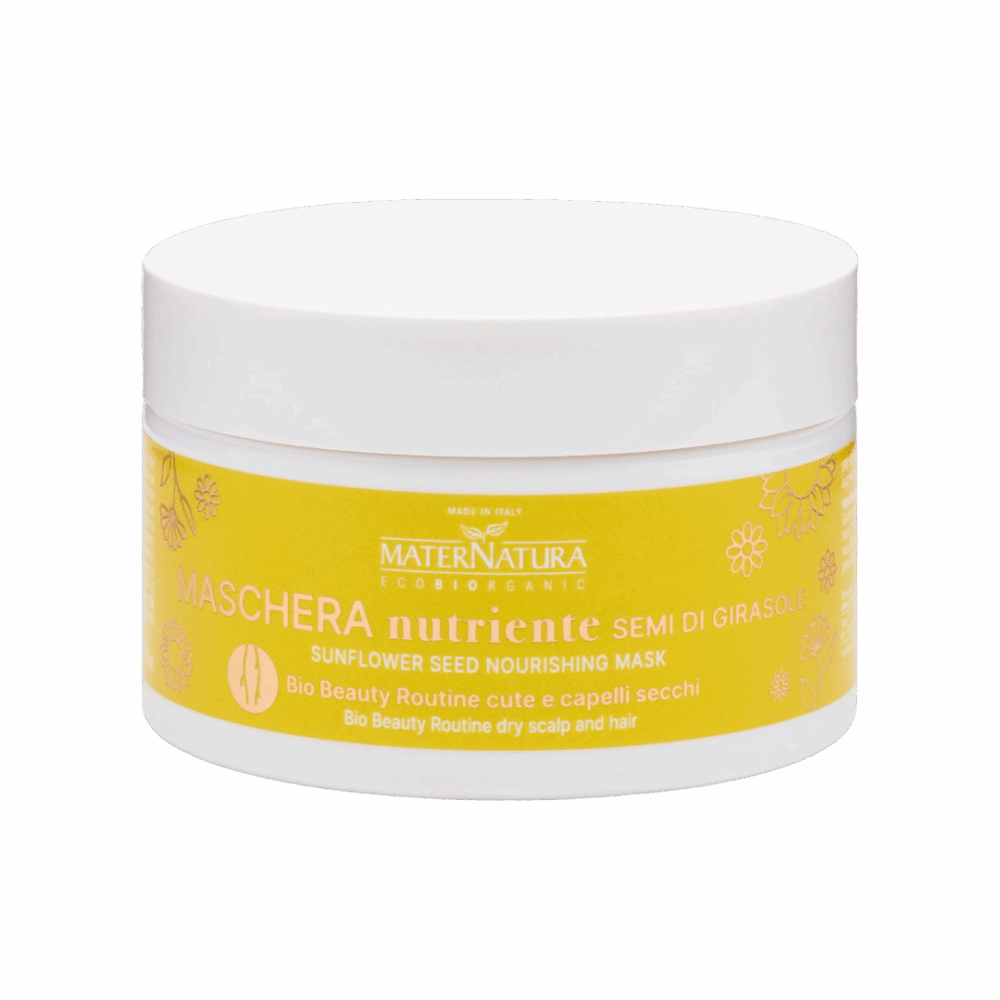 Хидратираща маска за коса със Слънчогледови семки - MaterNatura
