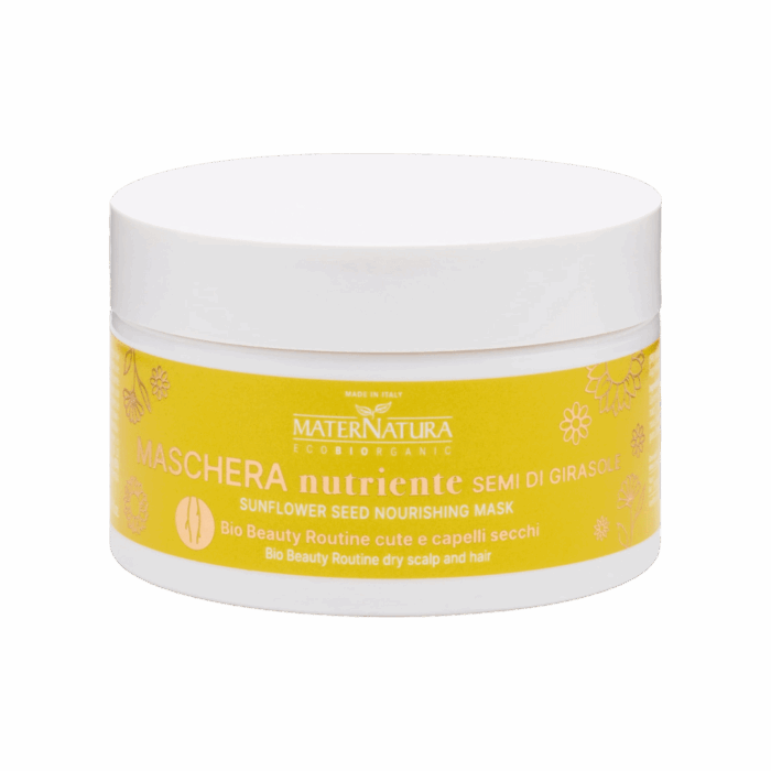 Хидратираща маска за коса със Слънчогледови семки - MaterNatura