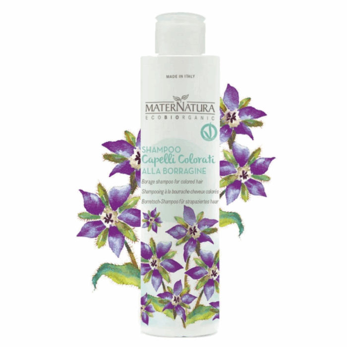 Шампоан за боядисана и третирана коса с Пореч - MaterNatura - Image 1
