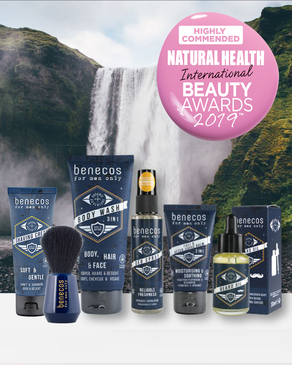 Мъжки сет - четка за брада и крем за бръснене