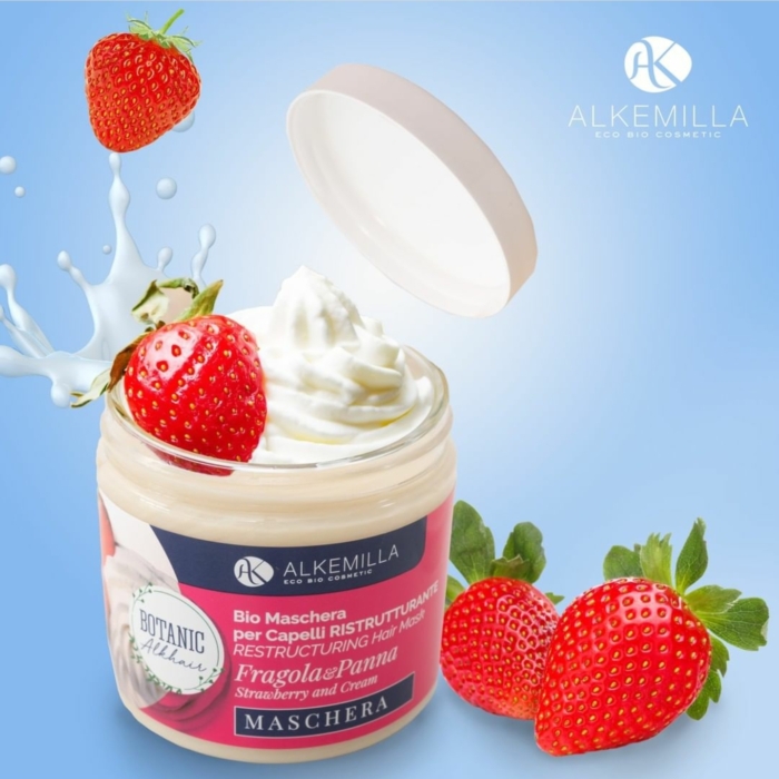 Реструктурираща маска за коса Крем и Ягоди - Alkemilla - Image 2