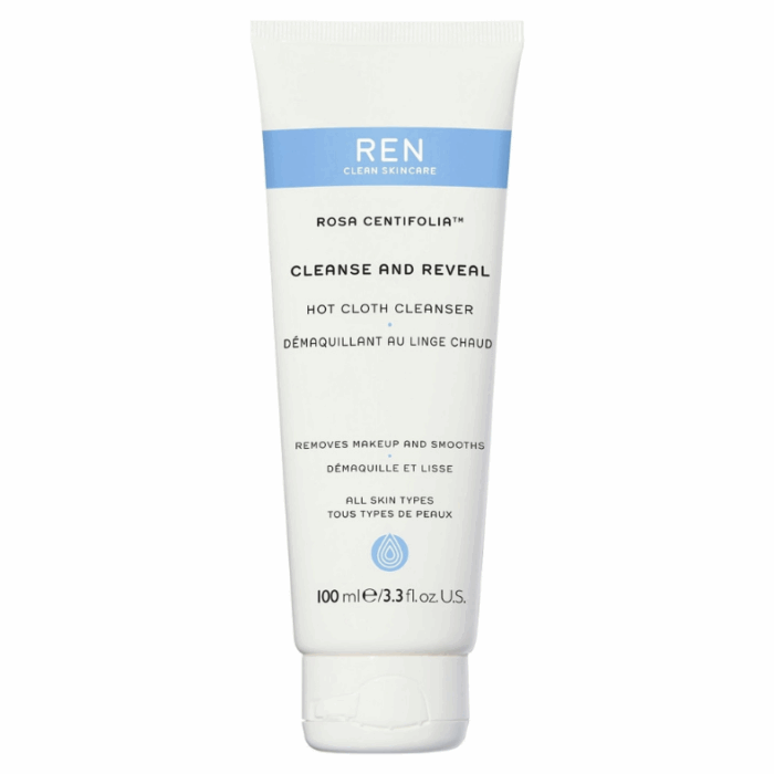 Rosa Centifolia Hot Cloth Cleanser - Почистващ гел за лице -REN