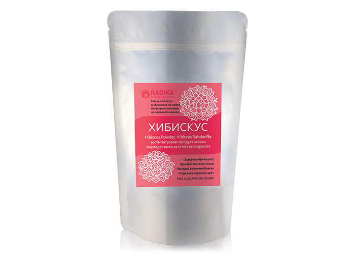 Хибискус на прах за растеж и укрепване на косата - RADIKA