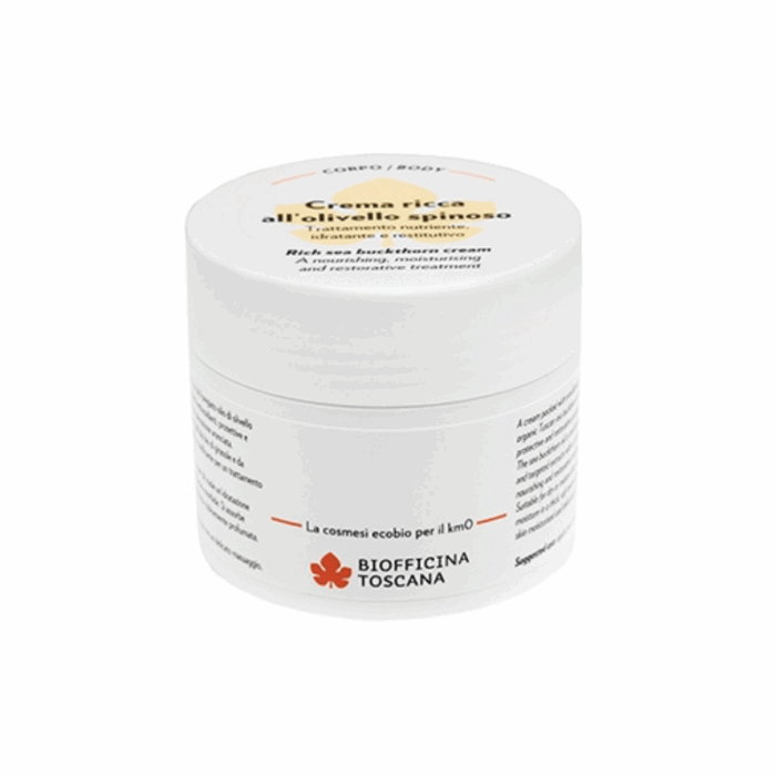 Богат крем за тяло с морски зърнастец - Biofficina Toscana