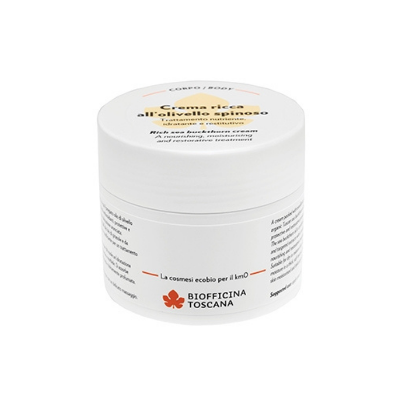Богат крем за тяло с морски зърнастец - Biofficina Toscana