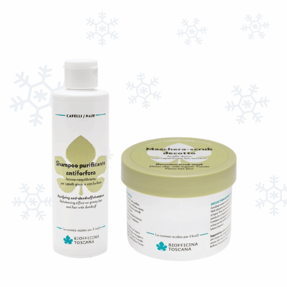 коледен-комплект-за-коса-biofficina-toscana-мазна-коса Деток комплект за коса - скраб за скалп и шампоан за мазна кожа