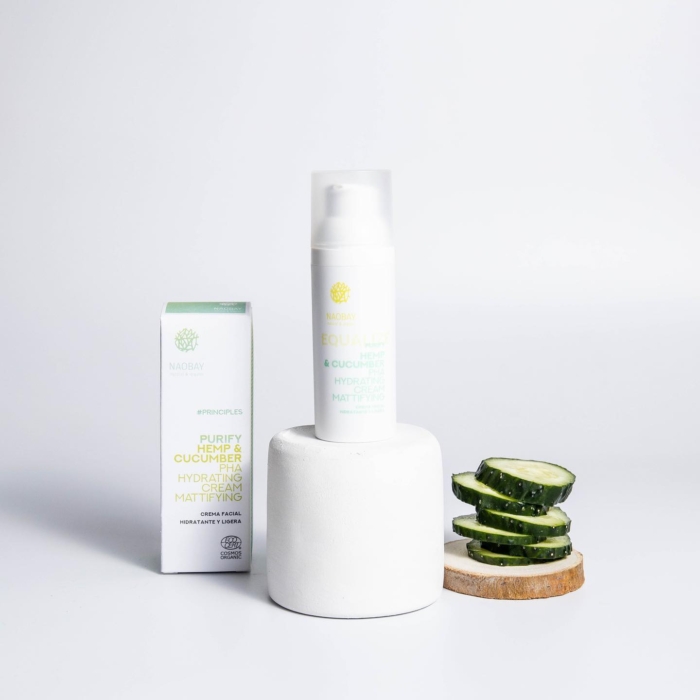 Крем за лице с PHA киселина и екстракт от канабис - NAOBAY - Image 2