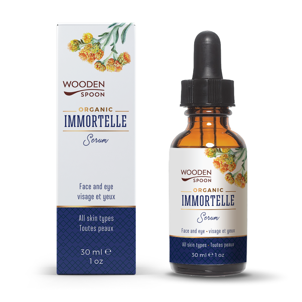 Маслен серум за лице Immortelle - WoodenSpoon