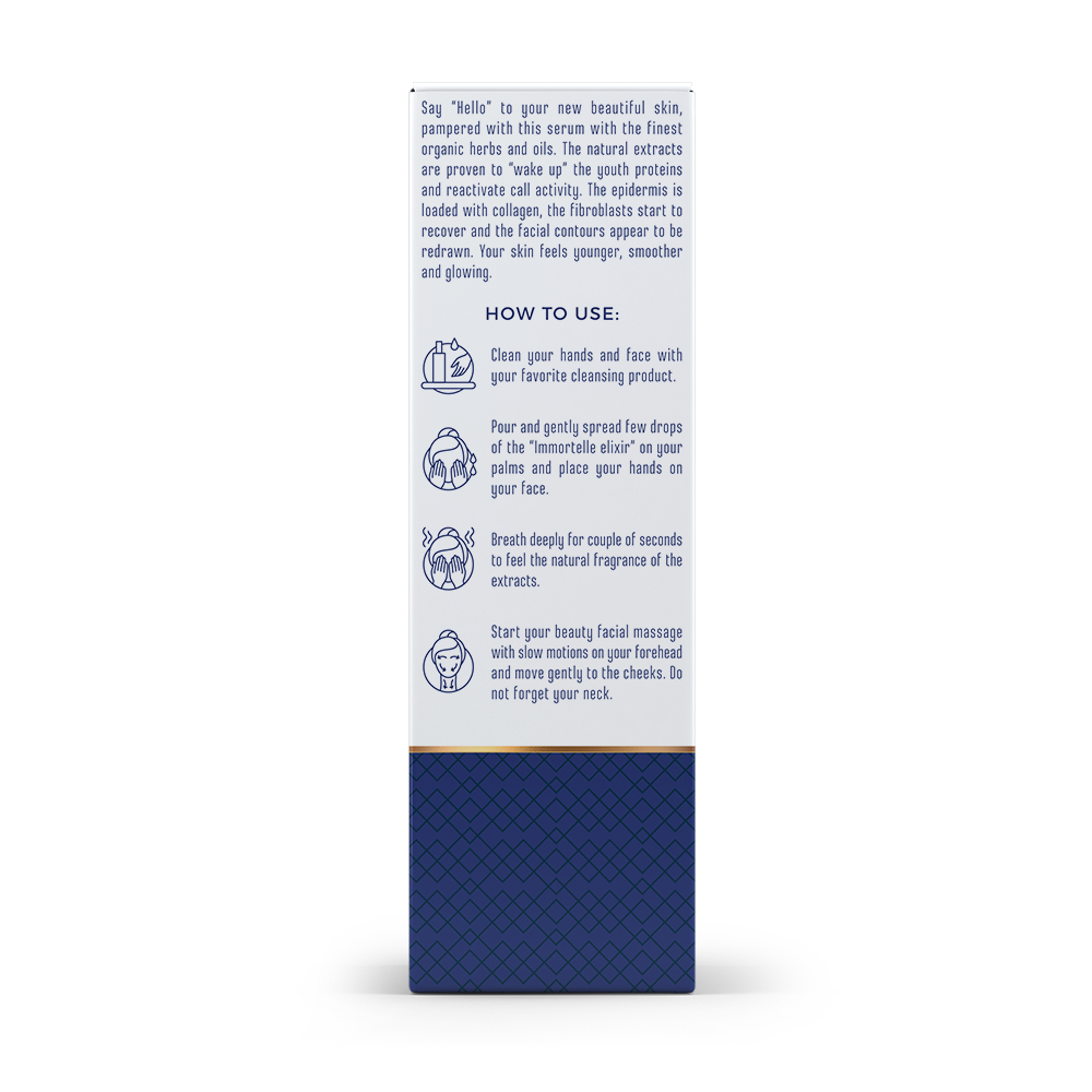 Маслен серум за лице Immortelle - WoodenSpoon