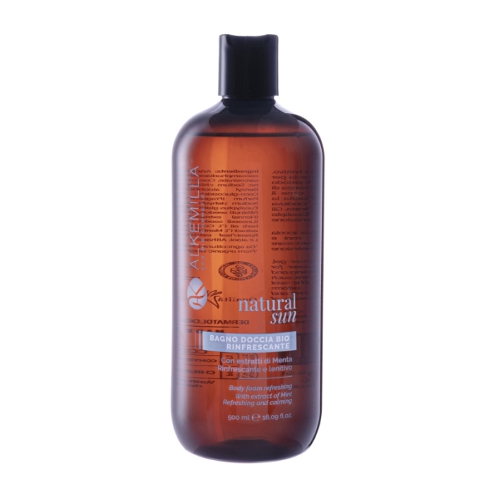 Освежаващ душ гел за тяло с екстракт от Мента - ALKEMILLA