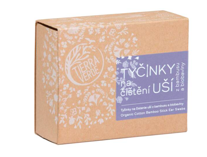 Бамбукови клечки за уши 200 бр. - Tierra Verde