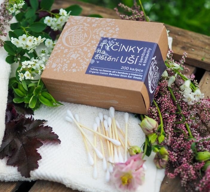 Бамбукови клечки за уши 200 бр. - Tierra Verde