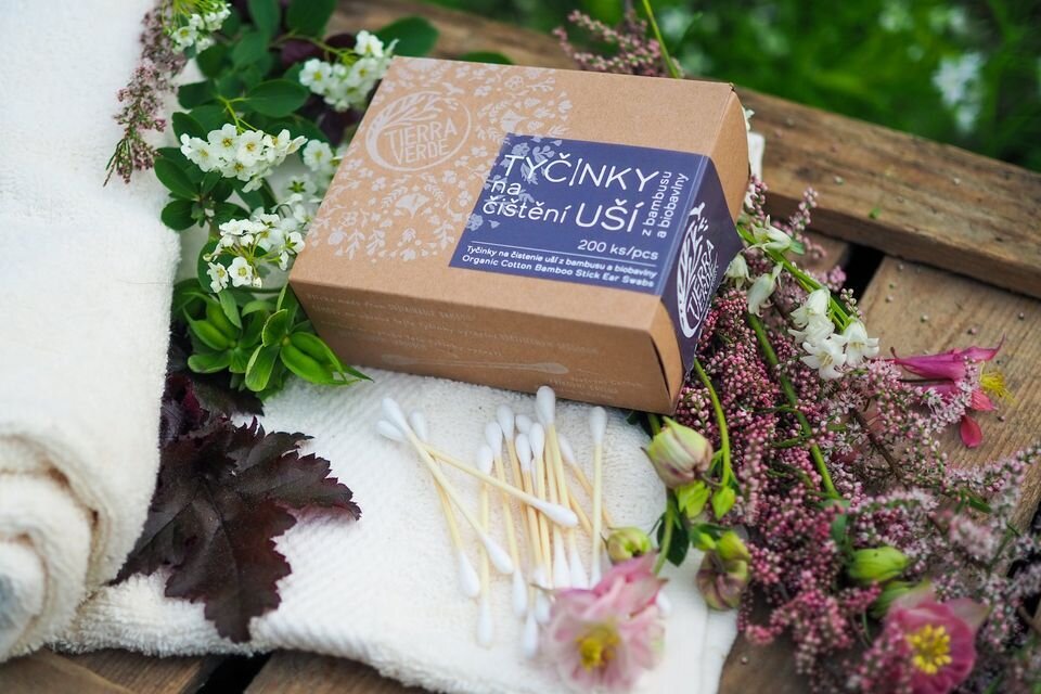 Бамбукови клечки за уши 200 бр. - Tierra Verde