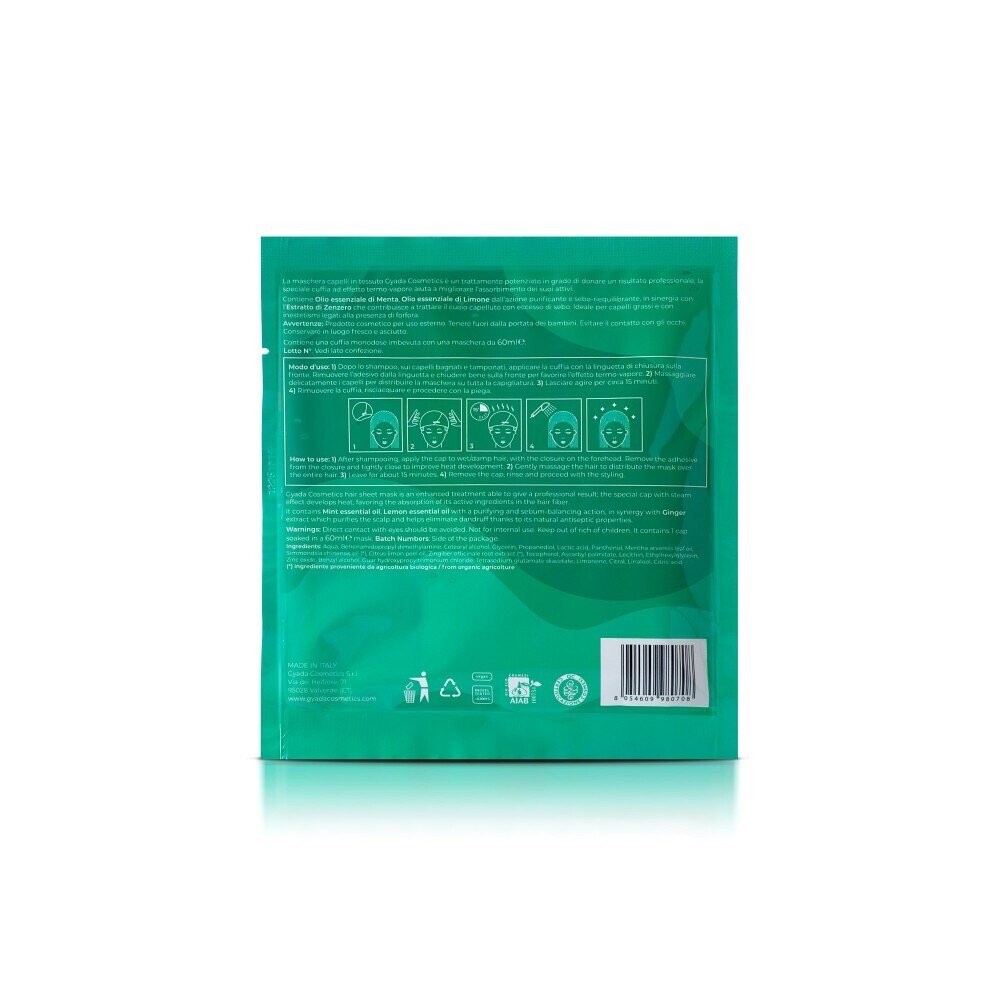 Лист-маска против пърхот - GYADA Cosmetics