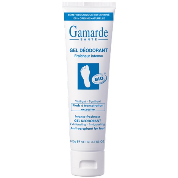 Органичен интензивен тонизиращ гел-дезодорант за крака - Gamarde